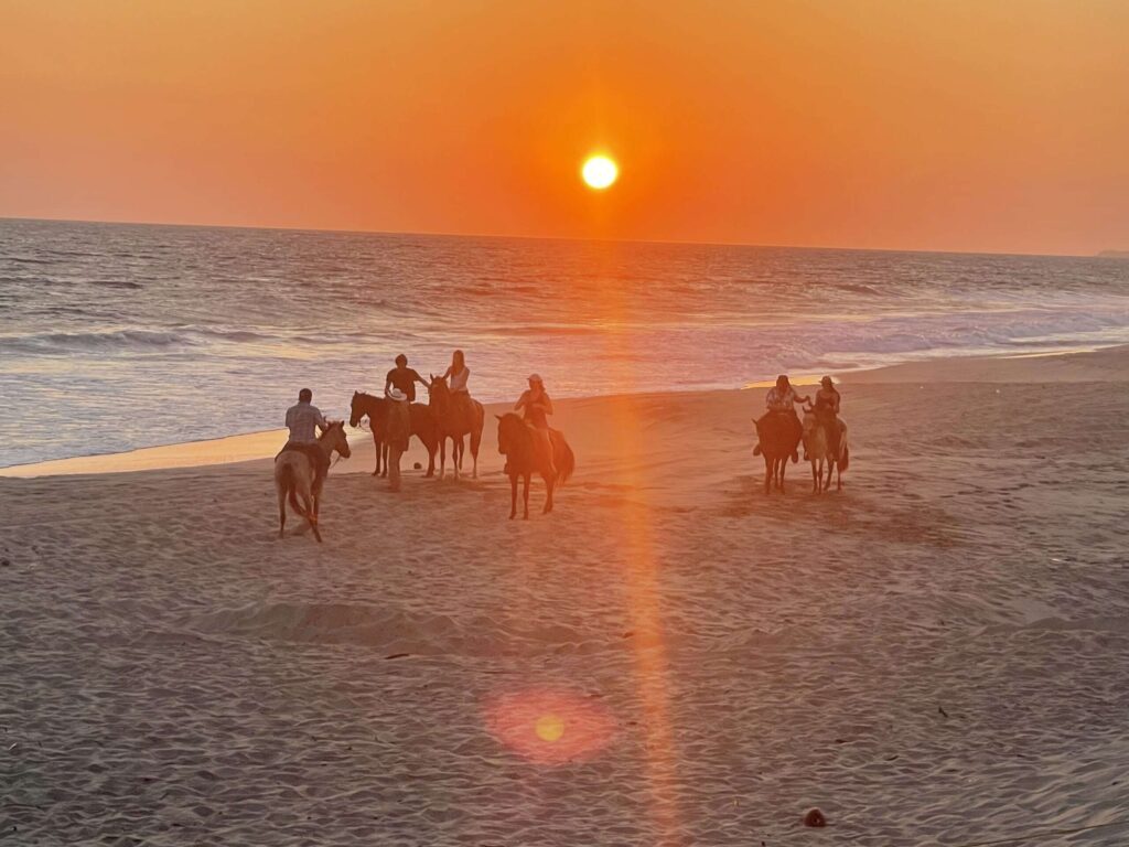Puerto Escondido, Oaxaca 3 horse riding playa palmarito scaled